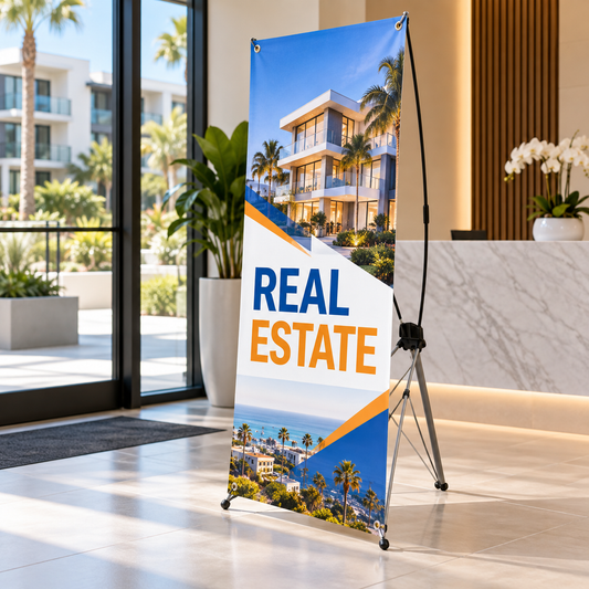 A medida: Display X inmobiliario. Vista 1 del producto.