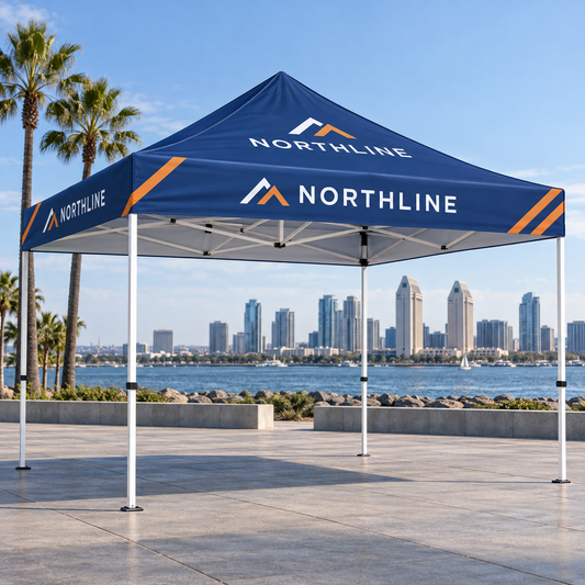 Carpa personalizada para eventos de 10 x 10 pies | Proyecto desde. Vista 1 del producto.